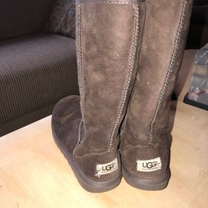 tall brown ugg boots